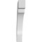 Ekena Millwork 3 1/2-in. W x 24-in. D x 24-in. H Merced Architectural Grade PVC Knee Brace BRCP035X24X24MRC - alternate 6
